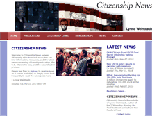 Tablet Screenshot of citizenshipnews.us